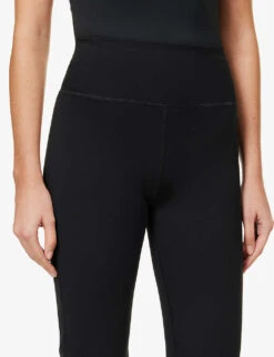 Girlfriend Collective Compression Flared High-rise Stretch-recycled Polyester Leggings 11 Girlfriend Collective Compression Flared High-rise Stretch-recycled Polyester Leggings -VogueVibe Store R04083184 BLACK ALT04