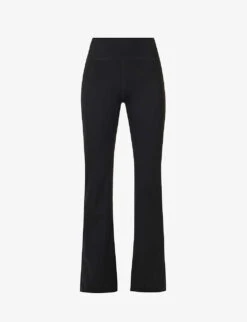 Girlfriend Collective Compression Flared High-rise Stretch-recycled Polyester Leggings