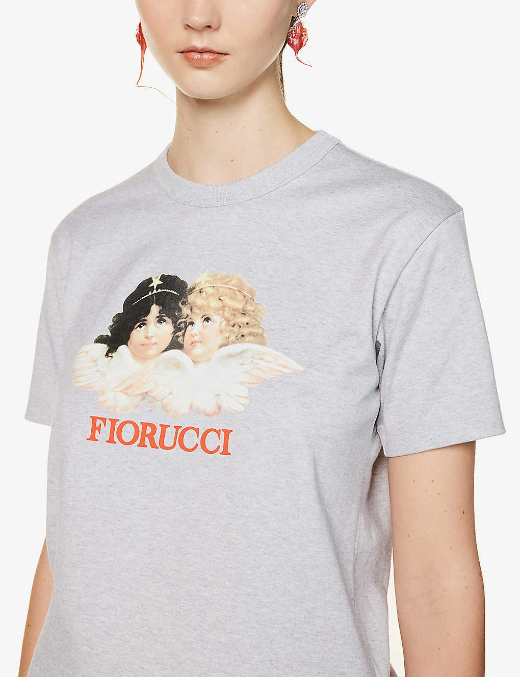 FIORUCCI Angels Graphic-print Organic Cotton-jersey T-shirt 7 FIORUCCI Angels Graphic-print Organic Cotton-jersey T-shirt - Image 5