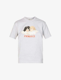 FIORUCCI Angels Graphic-print Organic Cotton-jersey T-shirt