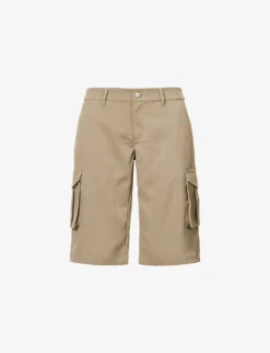 Dune Flap-pocket Stretch-woven Shorts