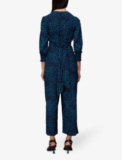Whistles Leopard-print Tied-back Woven Jumpsuit -VogueVibe Store R04089119 ALT03
