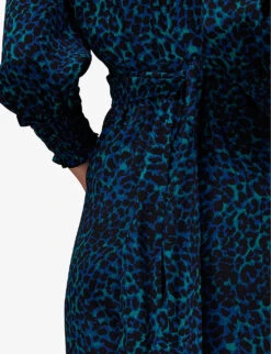Whistles Leopard-print Tied-back Woven Jumpsuit -VogueVibe Store R04089119 ALT05