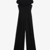 Ted Baker Olivvee Cape-sleeve Woven Jumpsuit -VogueVibe Store R04093901 BLACK M