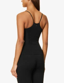 Loren Seamless Stretch-woven Cami Top -VogueVibe Store R04095058 BLACK ALT03