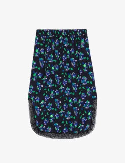 Zadig & Voltaire Jozy Floral-print Silk Midi Shirt