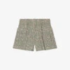 Maje Floral-print Mid-rise Woven Shorts -VogueVibe Store R04101488 IMPRIME M