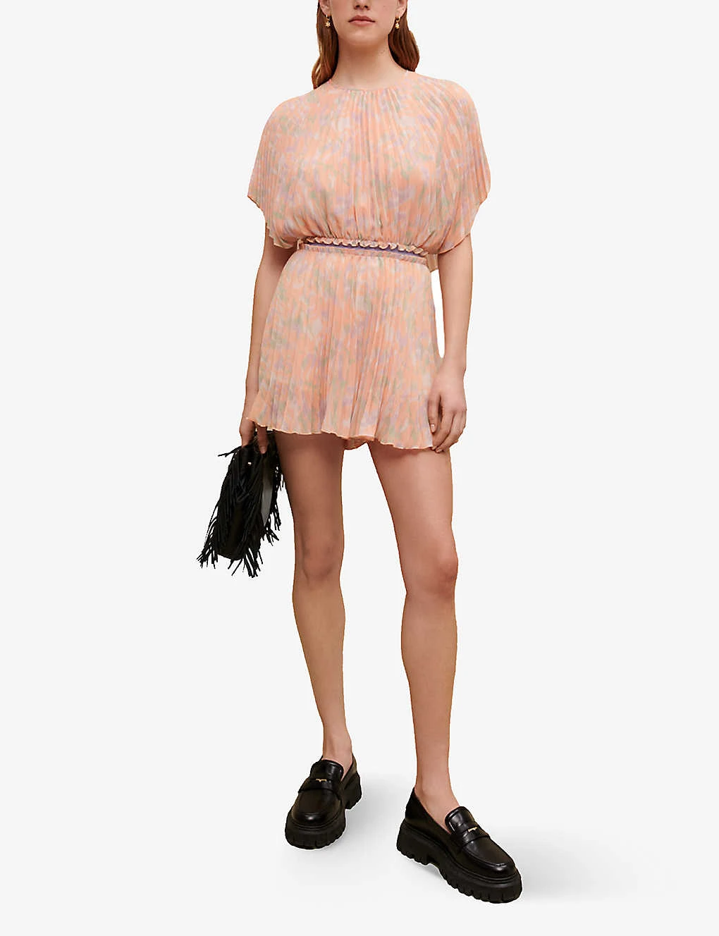 Maje Isisa Pleated Woven Jumpsuit 4 Maje Isisa Pleated Woven Jumpsuit - Image 2