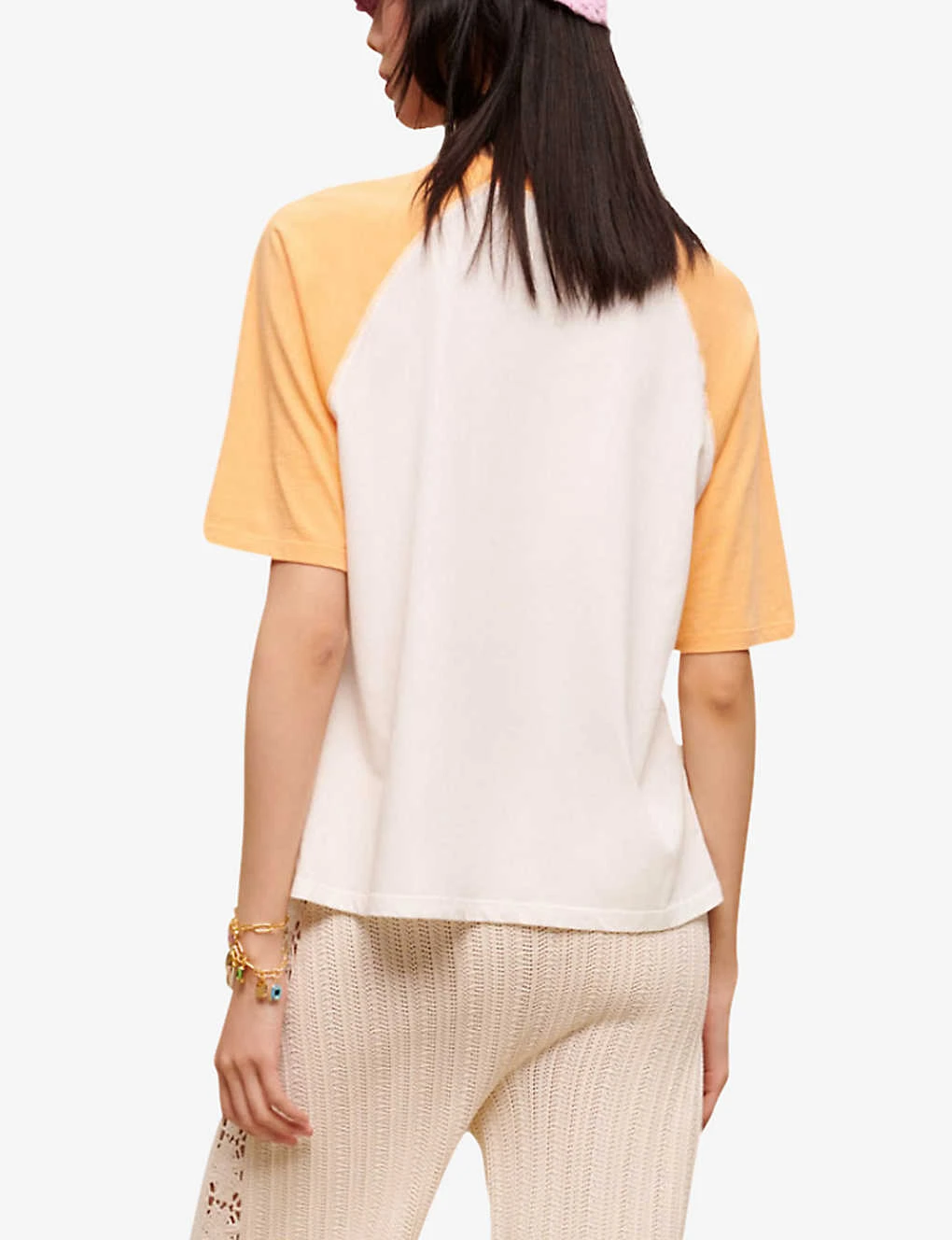 Maje Sunrise Graphic-print Relaxed-fit Cotton T-shirt 6 Maje Sunrise Graphic-print Relaxed-fit Cotton T-shirt - Image 4