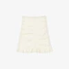 Sandro Gathered Stretch-woven Mini Skirt