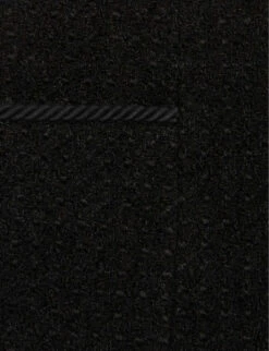 CLAUDIE PIERLOT Elga Braided-trim Tweed Shorts -VogueVibe Store R04103275 NOIRGRIS ALT05