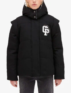 CLAUDIE PIERLOT Reversible Quilted Shell And Wool-blend Puffer Jacket -VogueVibe Store R04103325 DIVERS ALT02