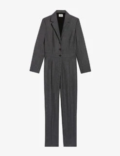 CLAUDIE PIERLOT Jarrod Tailored Wool-blend Jumpsuit