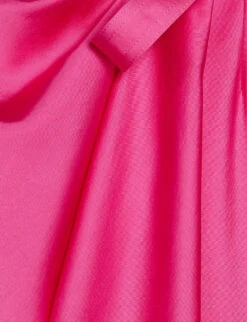 CLAUDIE PIERLOT Saphir Bow-detail Woven Wrap Skirt -VogueVibe Store R04103373 ROSES ALT05