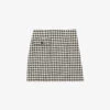 CLAUDIE PIERLOT Seine Gingham Check Woven Mini Skirt 2 CLAUDIE PIERLOT Seine Gingham Check Woven Mini Skirt -VogueVibe Store R04104817 DIVERS M