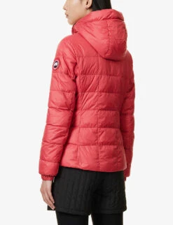 Canada Goose Abbott Shell-down Jacket -VogueVibe Store R04107949 PINKSKY ALT03