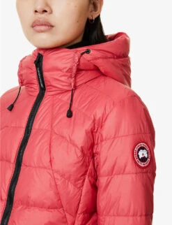 Canada Goose Abbott Shell-down Jacket -VogueVibe Store R04107949 PINKSKY ALT04