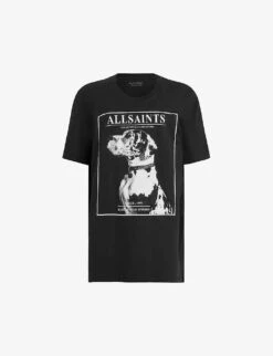 AllSaints Storm Graphic-print Organic-cotton T-shirt