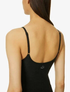 Beyond Yoga Spacedye Tapered-leg Stretch-woven Jumpsuit -VogueVibe Store R04108408 DARKESTNIGHT ALT04