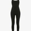 Beyond Yoga Spacedye Tapered-leg Stretch-woven Jumpsuit 1 Beyond Yoga Spacedye Tapered-leg Stretch-woven Jumpsuit -VogueVibe Store R04108408 DARKESTNIGHT M