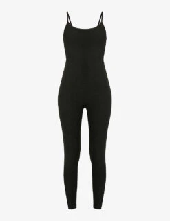 Beyond Yoga Spacedye Tapered-leg Stretch-woven Jumpsuit