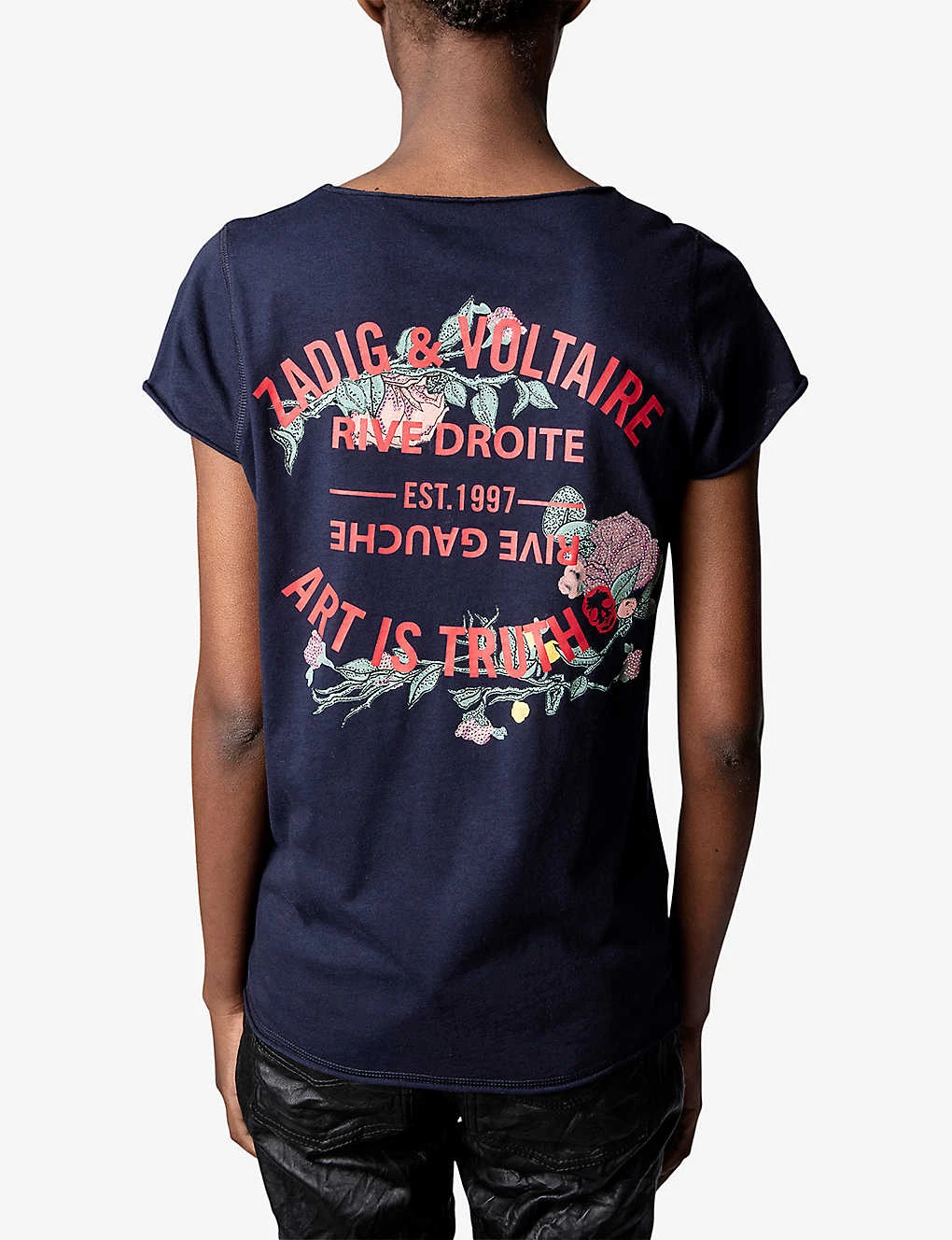 Zadig & Voltaire Graphic-print Cotton-jersey T-shirt 6 Zadig & Voltaire Graphic-print Cotton-jersey T-shirt - Image 4