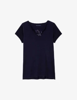 Zadig & Voltaire Graphic-print Cotton-jersey T-shirt