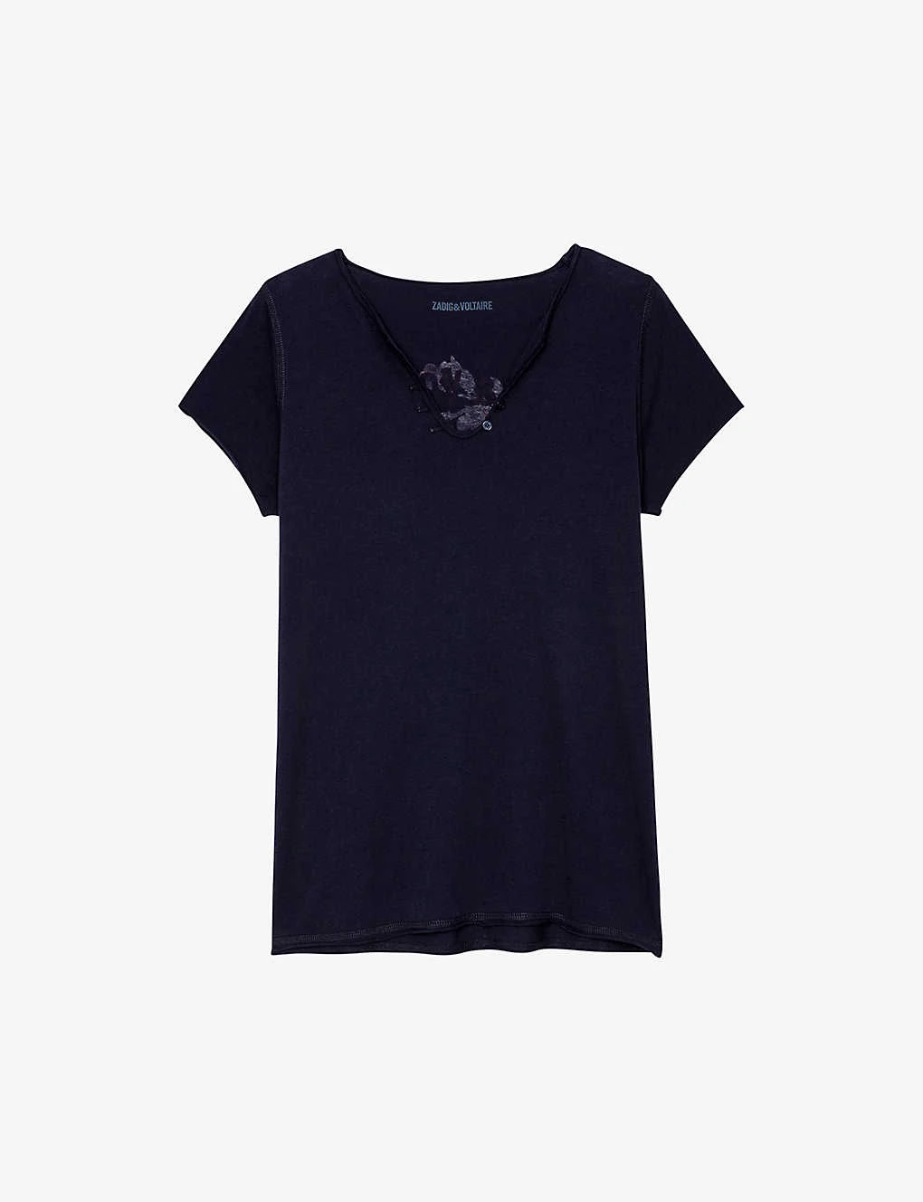 Zadig & Voltaire Graphic-print Cotton-jersey T-shirt 3 Zadig & Voltaire Graphic-print Cotton-jersey T-shirt