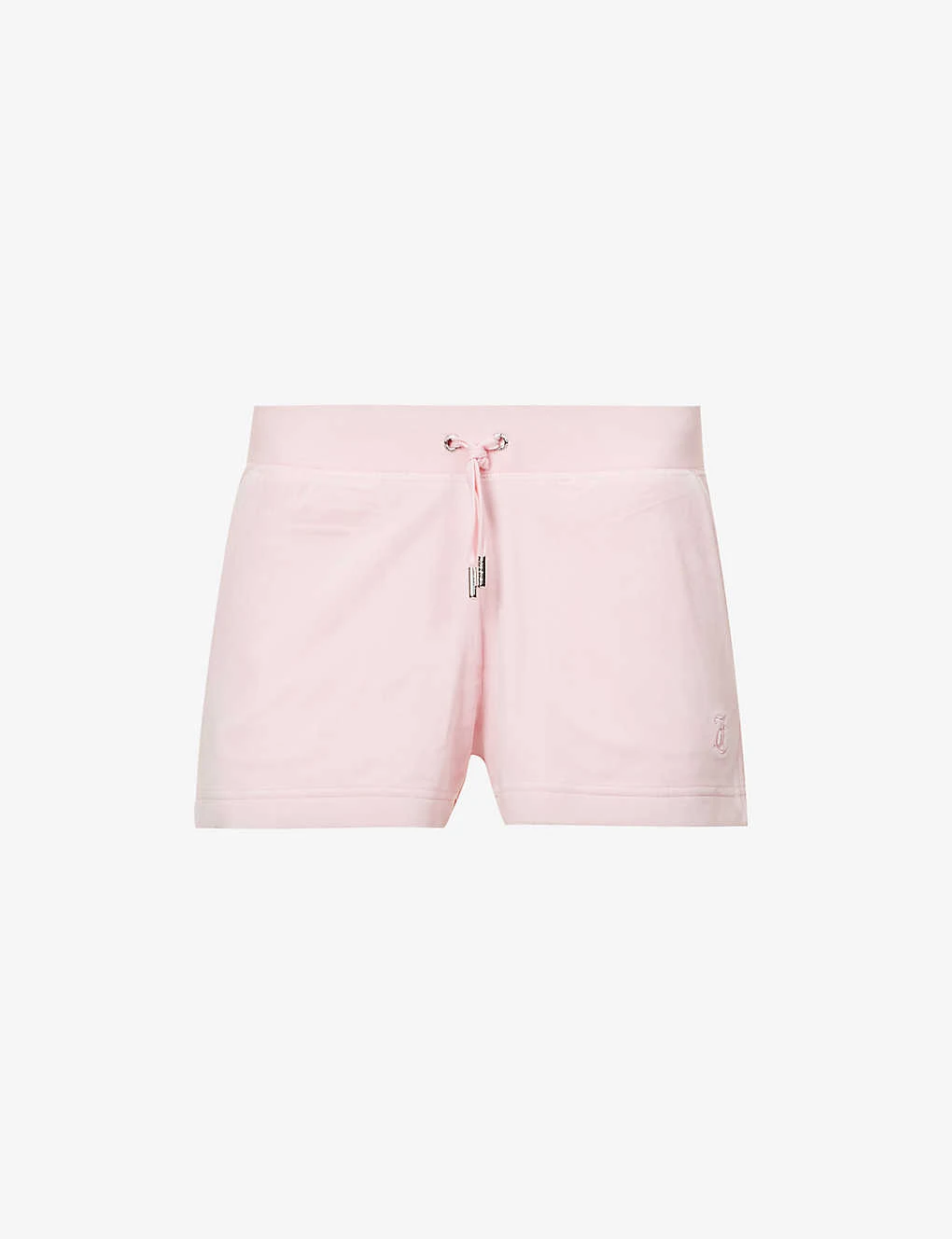 Juicy Couture Brand-embroidered Elasticated-waist Velour Shorts