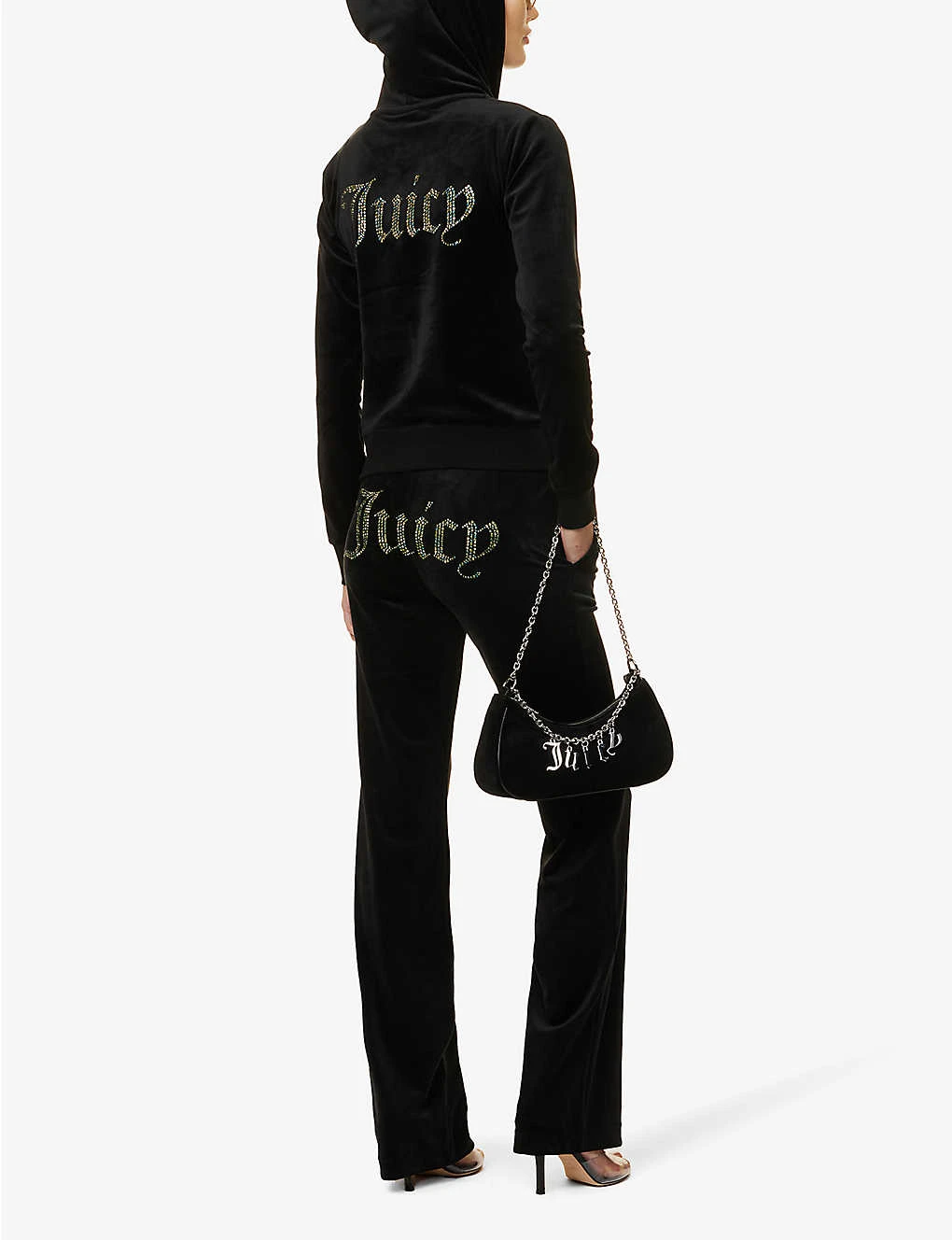 Juicy Couture Rhinestone-embellished Drawstring-waist Jogging Bottoms 4 Juicy Couture Rhinestone-embellished Drawstring-waist Jogging Bottoms - Image 2