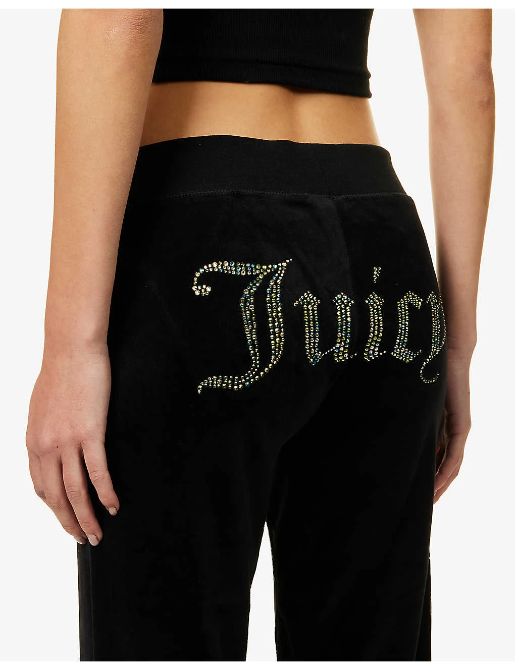 Juicy Couture Rhinestone-embellished Drawstring-waist Jogging Bottoms 7 Juicy Couture Rhinestone-embellished Drawstring-waist Jogging Bottoms - Image 5