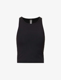 Vuori Mudra Brand-patch Stretch-jersey Top