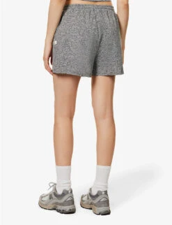 Vuori Boyfriend Drawstring-waist Stretch-woven Shorts -VogueVibe Store R04114842 HEATHERGREY ALT03
