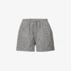 Vuori Boyfriend Drawstring-waist Stretch-woven Shorts -VogueVibe Store R04114842 HEATHERGREY M