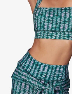 Whistles Abstract-print Square-neck Stretch-recycled Nylon Sports Bra -VogueVibe Store R04119052 MULTICOLOURED ALT04