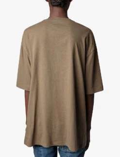 Zadig & Voltaire Suzy Crystal-embellished Cotton-jersey T-shirt -VogueVibe Store R04121843 PICKLE ALT03