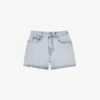 Ted Baker Gianahh High-rise Stretch-denim Shorts -VogueVibe Store R04125133 LTWASH M