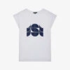 Soeur Valentina Logo-print Cotton T-shirt -VogueVibe Store R04125782 WHITE M