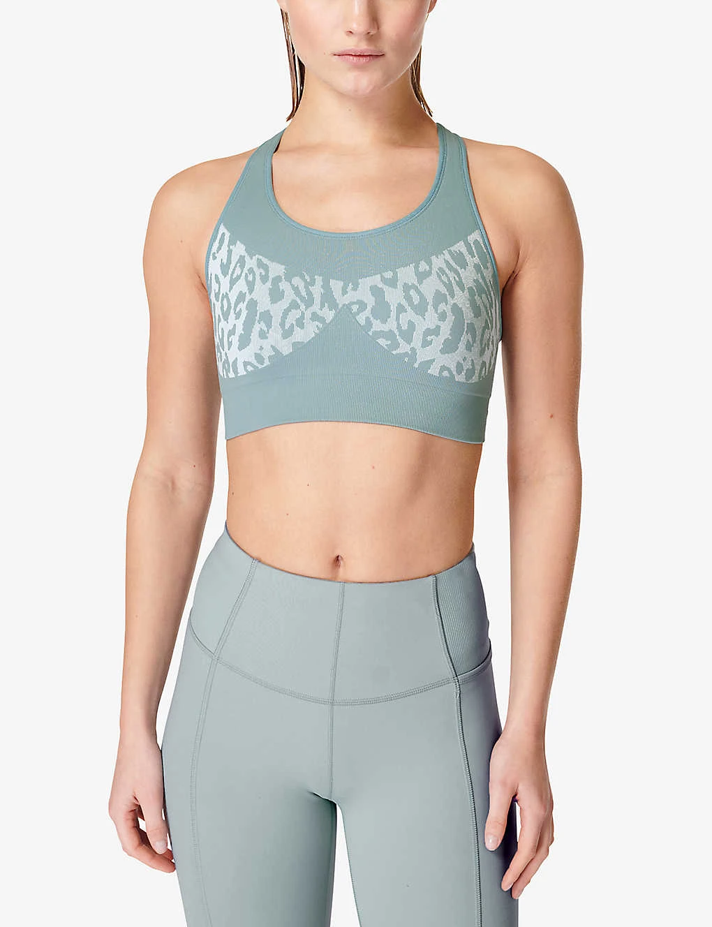 Sweaty Betty Stamina Leopard-print Stretch-woven Sports Bra 5 Sweaty Betty Stamina Leopard-print Stretch-woven Sports Bra - Image 3
