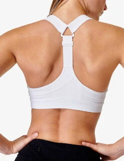 Sweaty Betty Power Medium-impact Stretch-woven Sports Bra -VogueVibe Store R04127382 WHITE ALT04