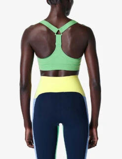 Sweaty Betty Power Underwired Stretch-woven Sports Bra -VogueVibe Store R04127397 RADIATEGREEN ALT03
