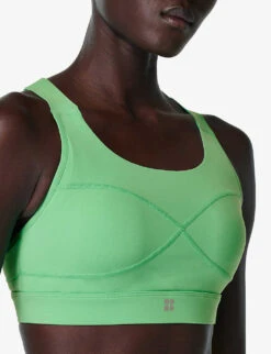 Sweaty Betty Power Underwired Stretch-woven Sports Bra -VogueVibe Store R04127397 RADIATEGREEN ALT04