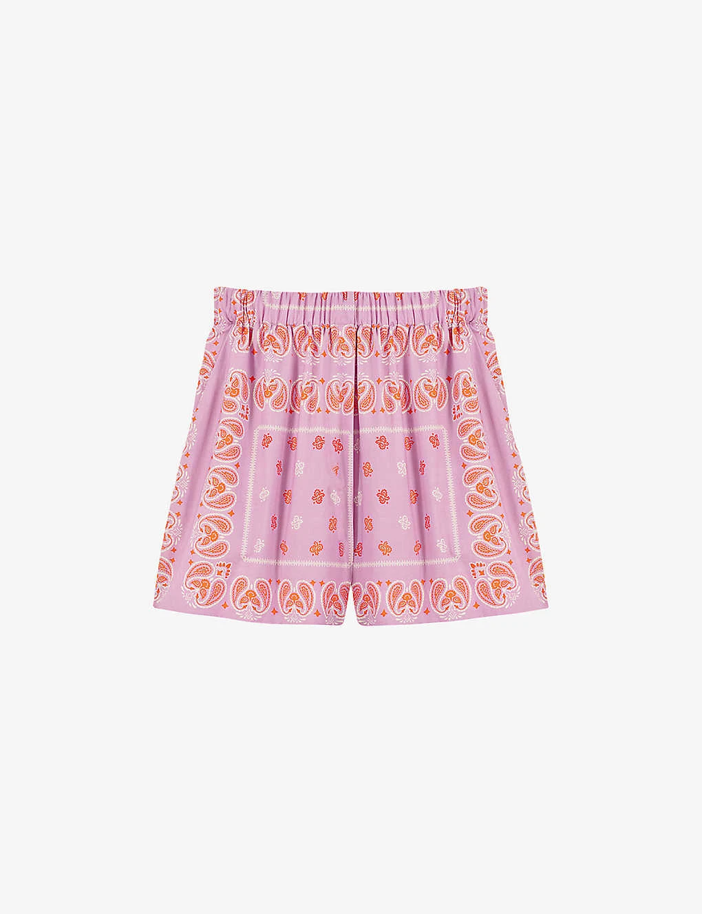Maje Paisley Print Cotton Shorts 3 Maje Paisley Print Cotton Shorts