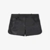 THE KOOPLES Stud-embellished Five-pocket Leather Short -VogueVibe Store R04127963 BLA01 M