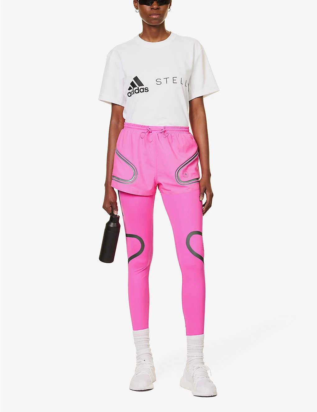 Adidas By Stella Mccartney Truepace Mid-rise Recycled-polyester Shorts 4 Adidas By Stella Mccartney Truepace Mid-rise Recycled-polyester Shorts - Image 2