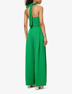 ME AND EM Wide-leg Woven Jumpsuit -VogueVibe Store R04129164 CLOVERLEAF ALT03