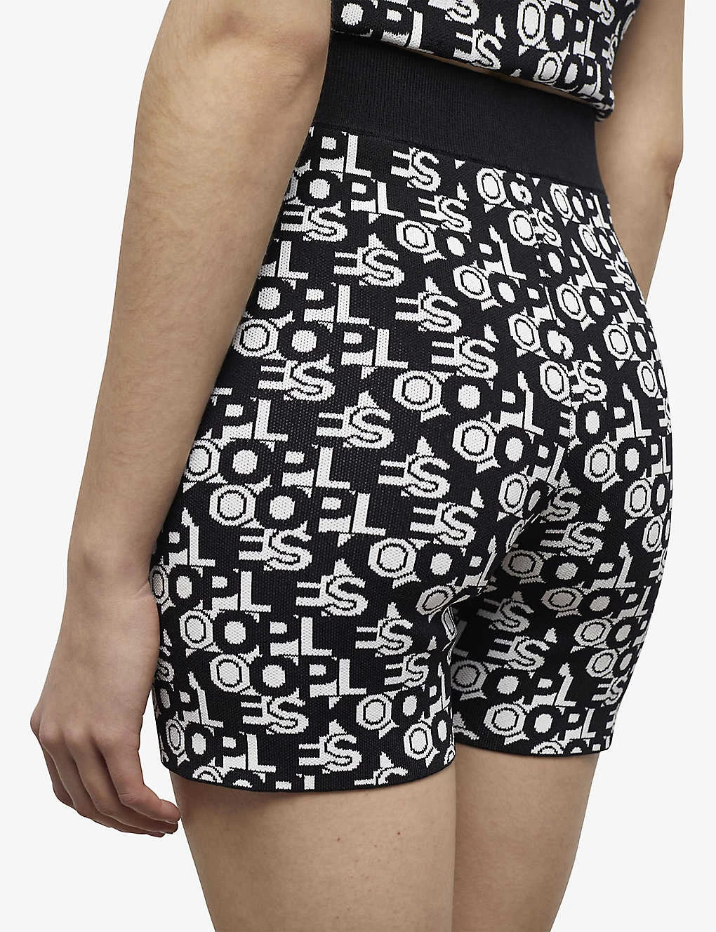 THE KOOPLES Monogram-print Woven Cycling Shorts 7 THE KOOPLES Monogram-print Woven Cycling Shorts - Image 5