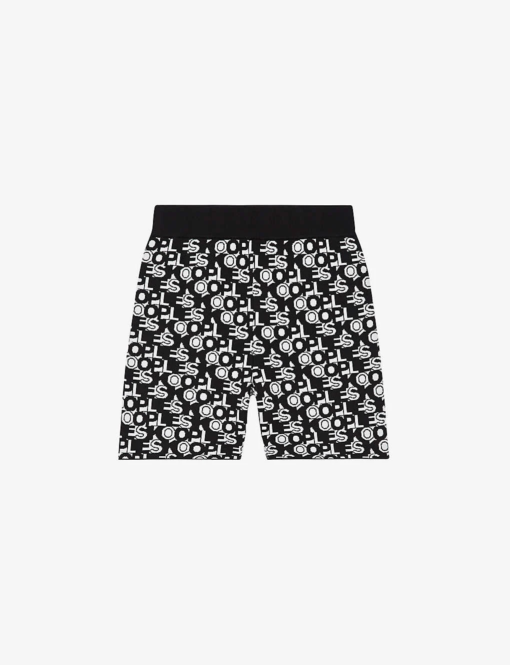 THE KOOPLES Monogram-print Woven Cycling Shorts 3 THE KOOPLES Monogram-print Woven Cycling Shorts
