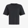 AllSaints Cygni Cut-out Organic-cotton T-shirt