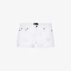 THE KOOPLES Embroidered Cut-off Denim Shorts
